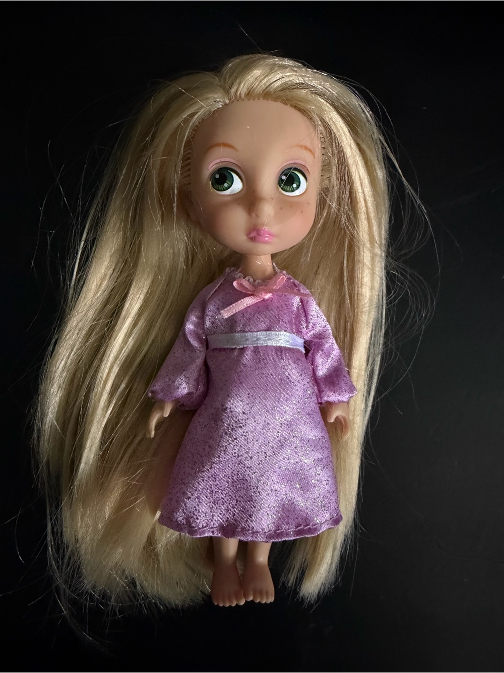 Disney Animators Collection Doll Mini 5" Rapunzel with Dress Play Dolls Toys